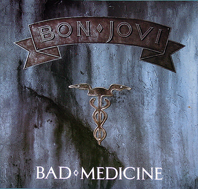 BON JOVI - Bad Medicine album front cover vinyl record